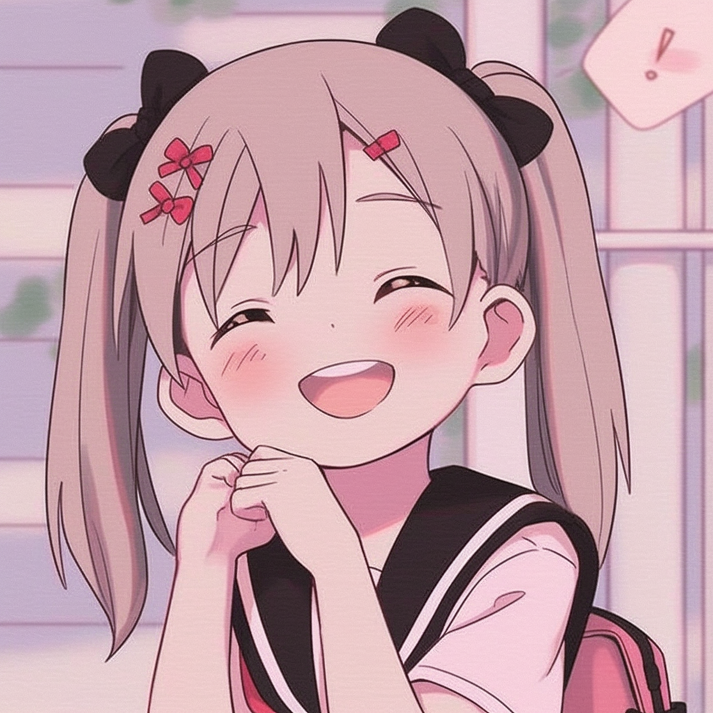 学院风元气动漫头像女