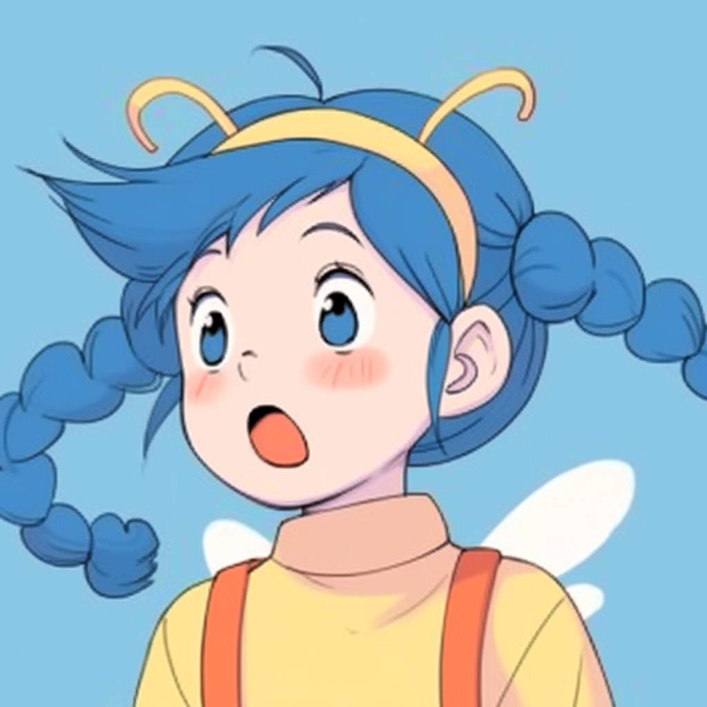 元气双马尾动漫头像女