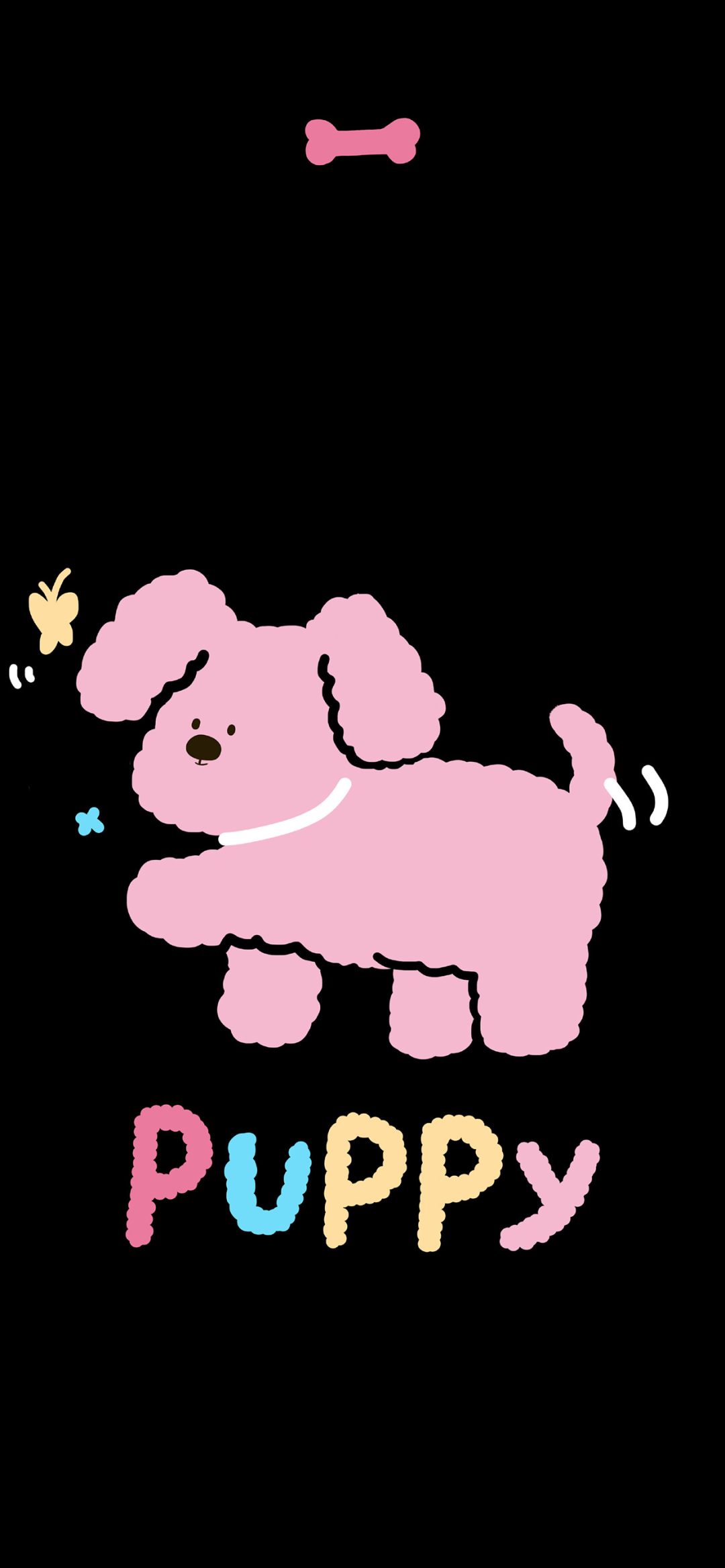 狗狗可爱甜酷插画壁纸