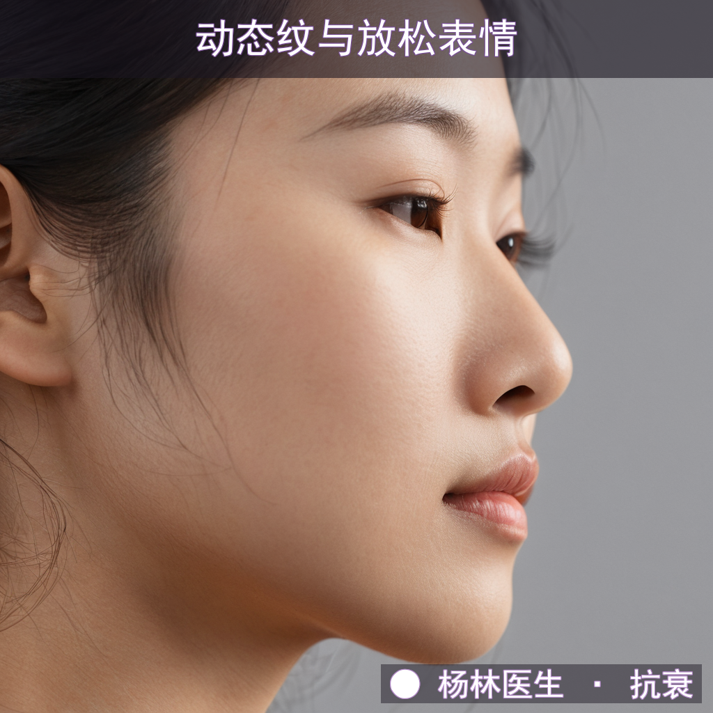 肉毒素原理 · 动态纹与笑而不僵