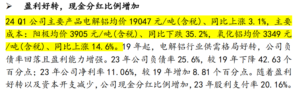 2024年06月26日 云铝股份股票